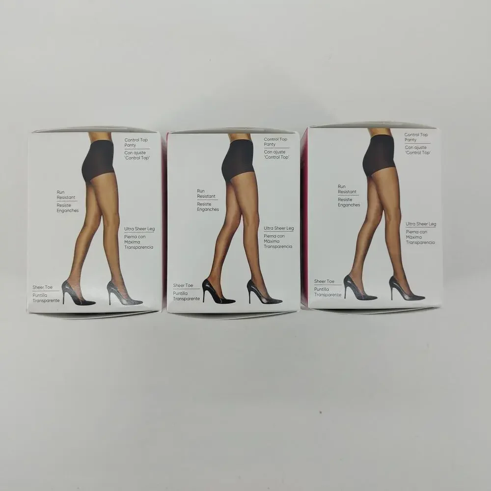 Leggs Sun Beige Q Silken Mist Ultra Sheer Leg Control Run Resistant